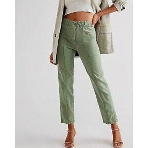 MOTHER springy ankle pants in loden frost size 32
